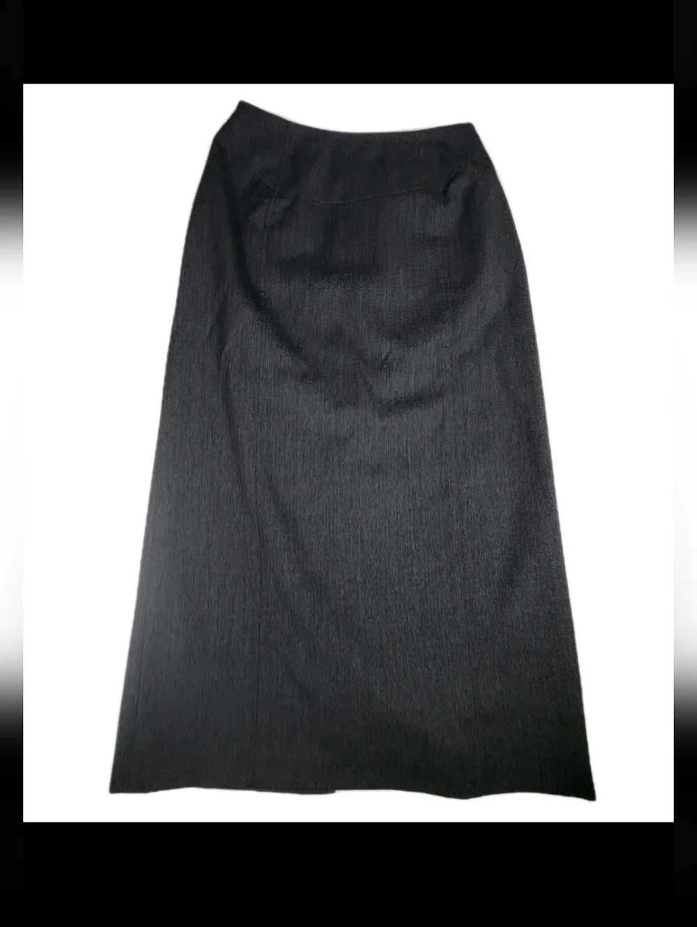 Harvey Benard Vintage Womens 100% Wool Midi Skirt Size 6 Gray EUC Academia Work